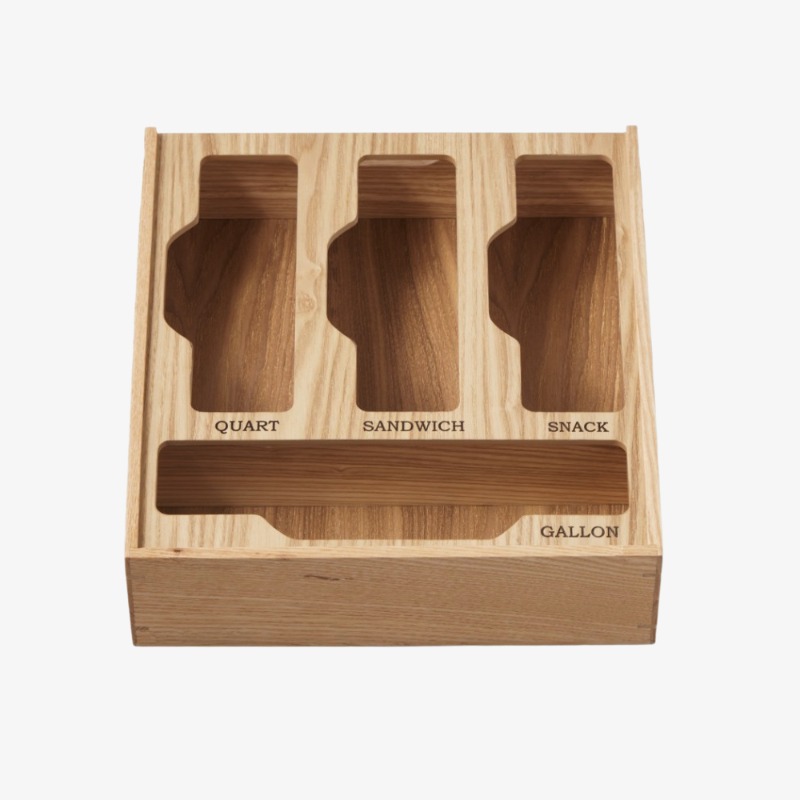 Food storage bag holder product view